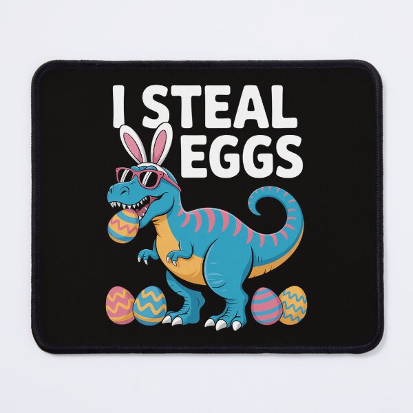 Item preview, I Steal Eggs Dinosaur Bunny Ears Easter Egg Dino designed and sold by czechascheledu.