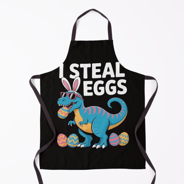 Item preview, I Steal Eggs Dinosaur Bunny Ears Easter Egg Dino designed and sold by czechascheledu.