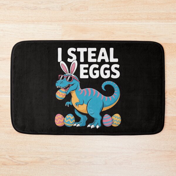 Item preview, I Steal Eggs Dinosaur Bunny Ears Easter Egg Dino designed and sold by czechascheledu.
