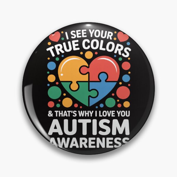 Item preview, I See Your True Colors Puzzle World Autism Awareness Month designed and sold by czechascheledu.