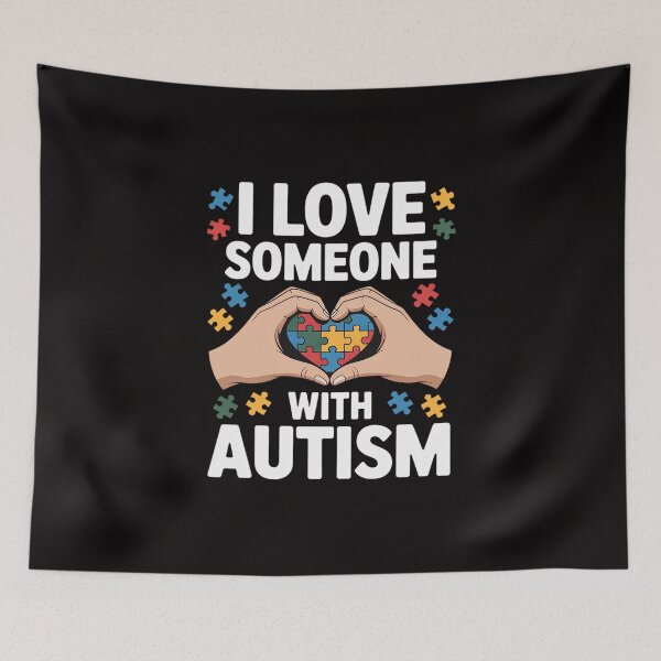 Item preview, I Love Someone with Autism Awareness Women Autistic Kids designed and sold by czechascheledu.