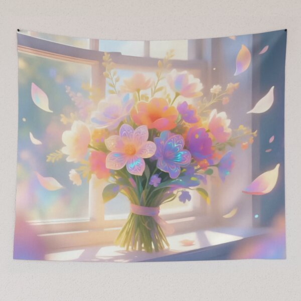 Item preview, An Artistic image of a bouquet of flowers  designed and sold by Nomad-Maynard.