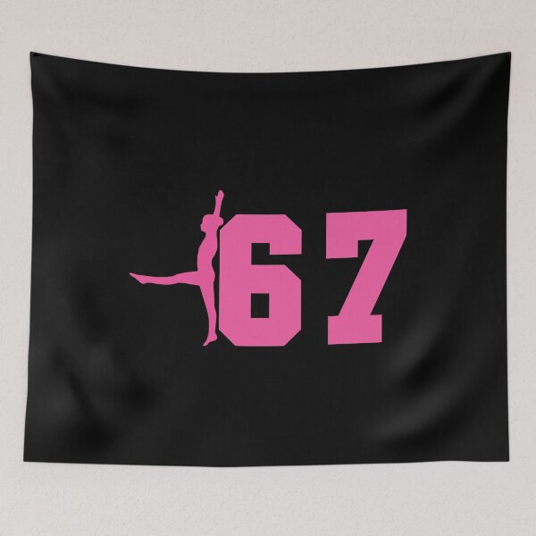 Item preview, Pink Gymnastics 67 Six Seven Silhouette T-Shirt designed and sold by LashondaGreen89.