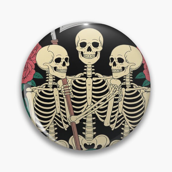 Item preview, Grimrose Gardening Society Funny Goth Skeleton Gardener designed and sold by trinfhri.