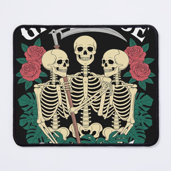 Item preview, Grimrose Gardening Society Funny Goth Skeleton Gardener designed and sold by trinfhri.