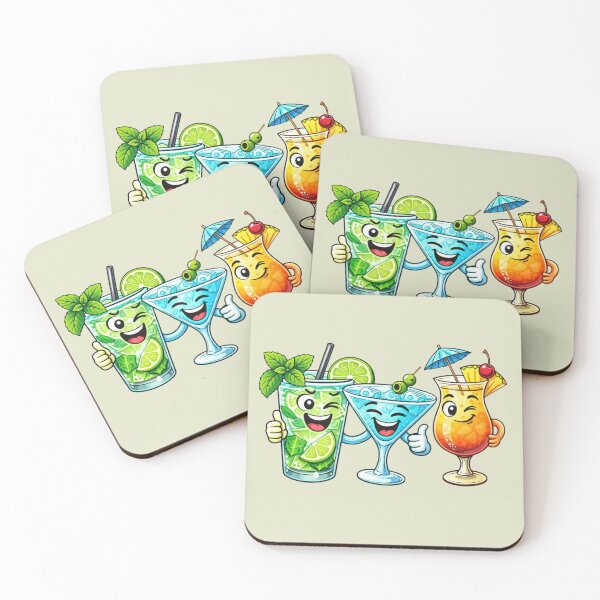 Item preview, Mocktails Club - No Booze, Just Vibes designed and sold by Myra365Art.
