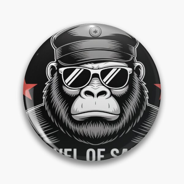 Item preview, Grumpy Old Man - My Level of Sarcasm Funny Monkey designed and sold by trinfhri.