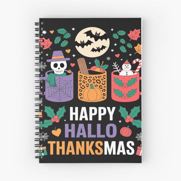 Item preview, Hallothanksmas Halloween Thanksgiving Christmas Coffee Latte designed and sold by trinfhri.