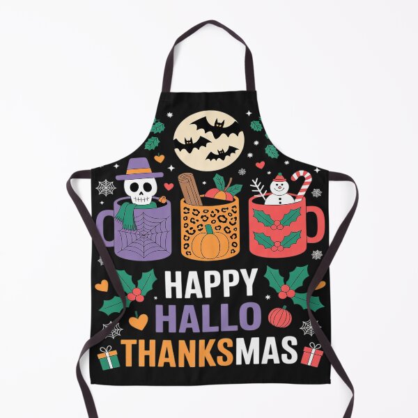 Item preview, Hallothanksmas Halloween Thanksgiving Christmas Coffee Latte designed and sold by trinfhri.