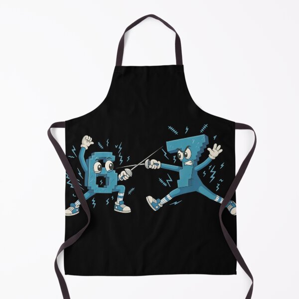 Item preview, Funny 6 vs 7 Six Seven Fencing Cartoon T-Shirt designed and sold by LashondaGreen89.