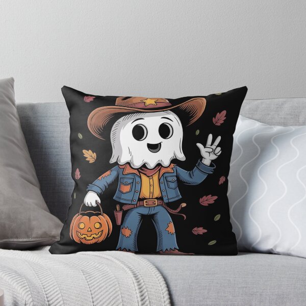 Item preview, Halloween Cowboy Blue Denim Ghost Png, Western Halloween Cowgirl designed and sold by trinfhri.