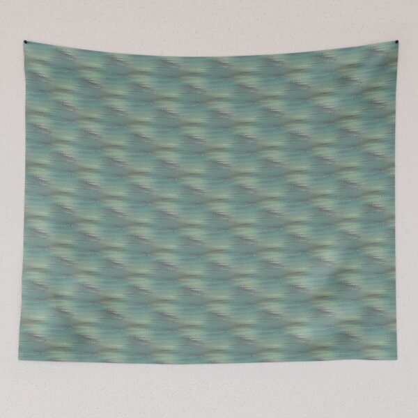 Item preview, Obscure Colorful Glass Pattern in Teal designed and sold by Artistestella.
