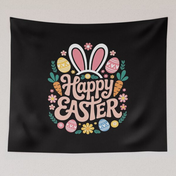 Item preview, Happy Easter Sayings Egg Bunny designed and sold by Vexat062Art.