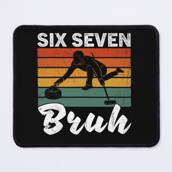 Item preview, Funny Curling Six Seven 67 Team Quote Retro Shirt designed and sold by LashondaGreen89.