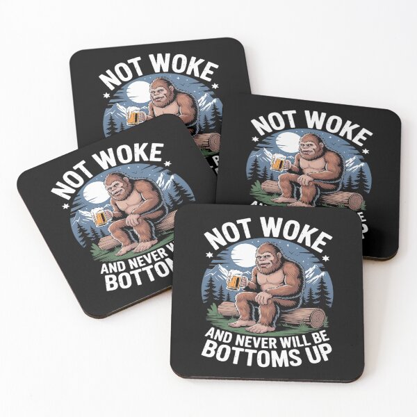 Item preview, awake but not woke Anti-Woke Free Speech SAY NO TO WOKENESS designed and sold by countntenov.