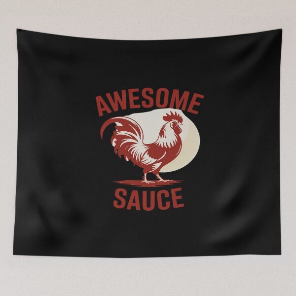 Item preview, Awesome Sauce with Picture of Rooster designed and sold by countntenov.