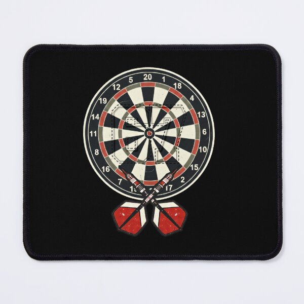 Item preview, Vintage Dartboard with Crossed Darts 67 Six Seven Design designed and sold by LashondaGreen89.