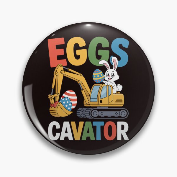 Item preview, Eggs-Cavator Easter Bunny Excavator Toddler Boys Easter Kids designed and sold by MichaelStalkas.