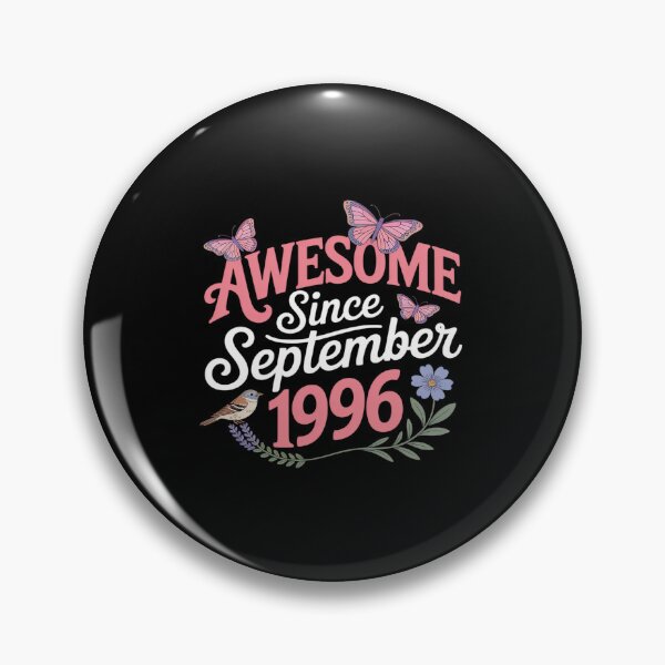 Item preview, Awesome since September 1996 flowers 1996 designed and sold by countntenov.