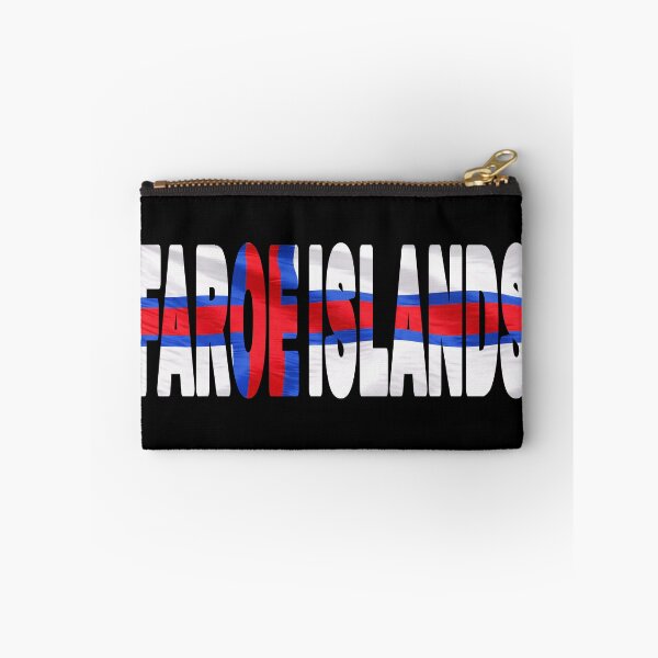 Item preview, FAROE ISLANDS - Flag Flying in Wind cut to Letters Souvenir Sticker Shirt designed and sold by Adam Gormley.