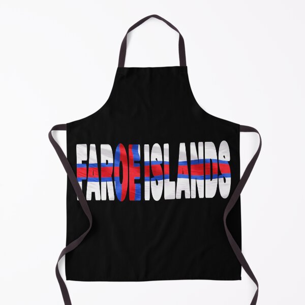 Item preview, FAROE ISLANDS - Flag Flying in Wind cut to Letters Souvenir Sticker Shirt designed and sold by Adam Gormley.