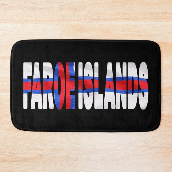 Item preview, FAROE ISLANDS - Flag Flying in Wind cut to Letters Souvenir Sticker Shirt designed and sold by Adam Gormley.