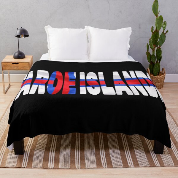 Item preview, FAROE ISLANDS - Flag Flying in Wind cut to Letters Souvenir Sticker Shirt designed and sold by Adam Gormley.