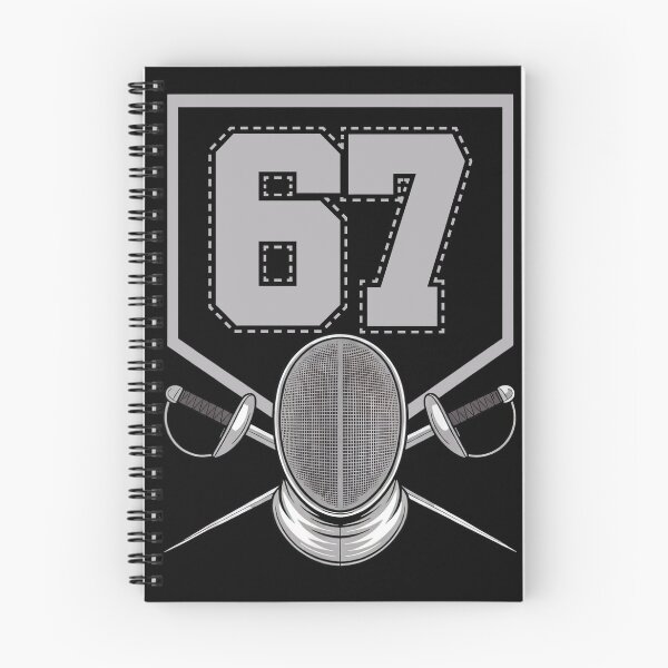 Item preview, Fencing Helmet 67 Six Seven Shield Design designed and sold by LashondaGreen89.