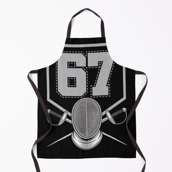 Item preview, Fencing Helmet 67 Six Seven Shield Design designed and sold by LashondaGreen89.
