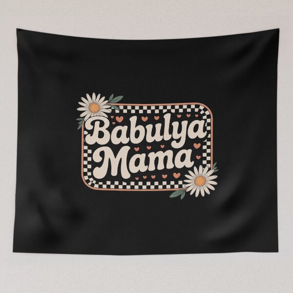 Item preview, Babulya Mama Retro Checkerboard for Russian Speakers designed and sold by countntenov.