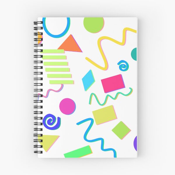 Item preview, Classic 90's Random Shapes Colorful Neon Pattern designed and sold by blueversion.