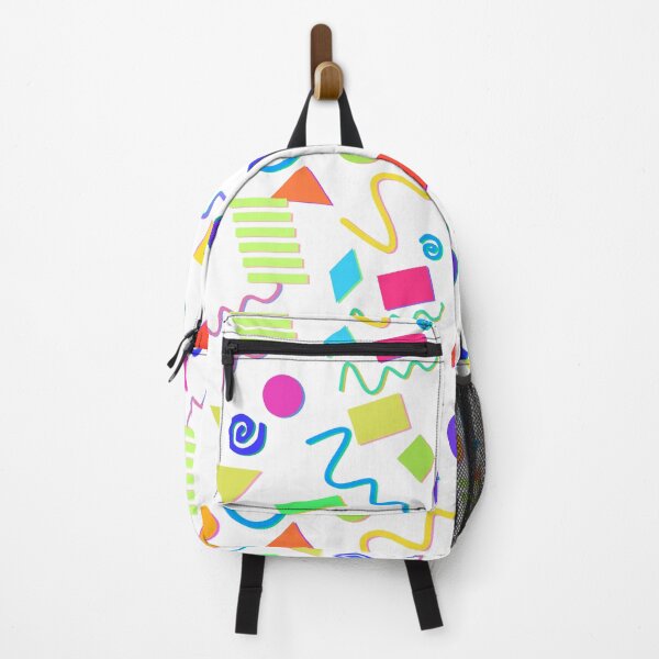 Item preview, Classic 90's Random Shapes Colorful Neon Pattern designed and sold by blueversion.