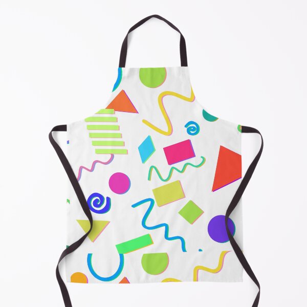 Item preview, Classic 90's Random Shapes Colorful Neon Pattern designed and sold by blueversion.