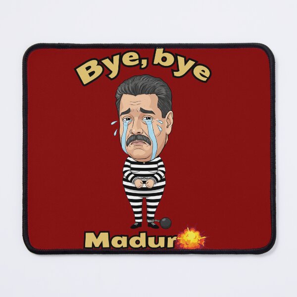 Item preview, Justice for Venezuela - Maduro in Prison - Bye Bye Cartoon designed and sold by DibuHumor.