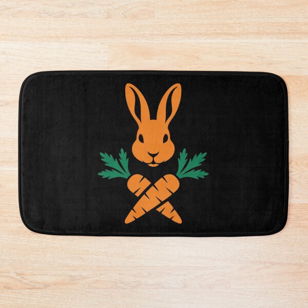 Item preview, Easter Bunny with Carrot cross Skull Bones designed and sold by LindseyKris.