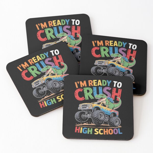 Item preview, Back To School Boy Dinosaur I'm Ready To Crush High School designed and sold by countntenov.