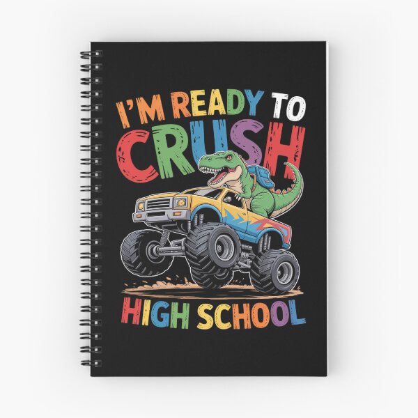 Item preview, Back To School Boy Dinosaur I'm Ready To Crush High School designed and sold by countntenov.