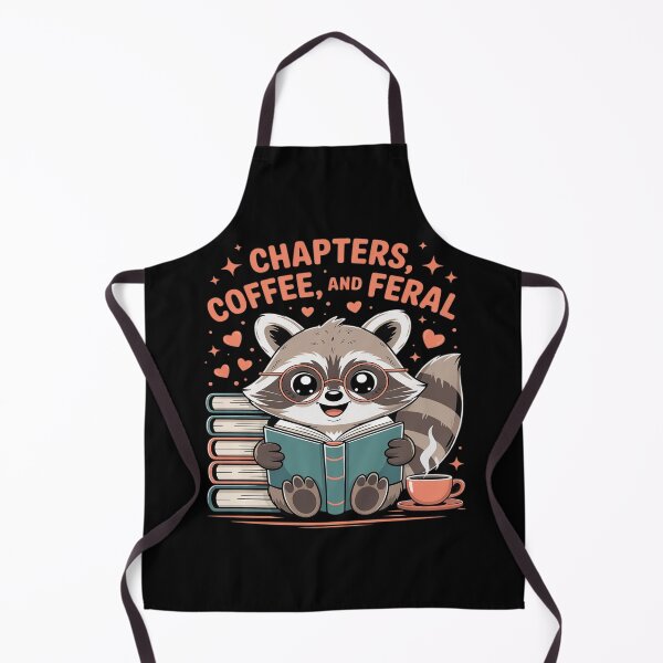 Item preview, Back To School Chapters Coffee Feral Raccoon Librarian designed and sold by countntenov.