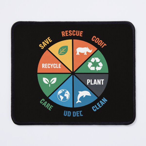 Item preview, Earth Day Save Bees Rescue Animals Recycle Plastic designed and sold by HudsonErik.