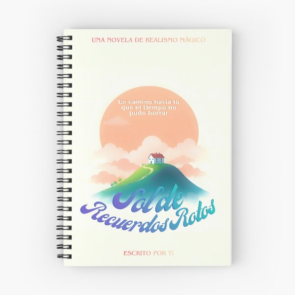 Item preview, Notebook of magical realism – Sun of broken memories designed and sold by Anomaly 404 Error.