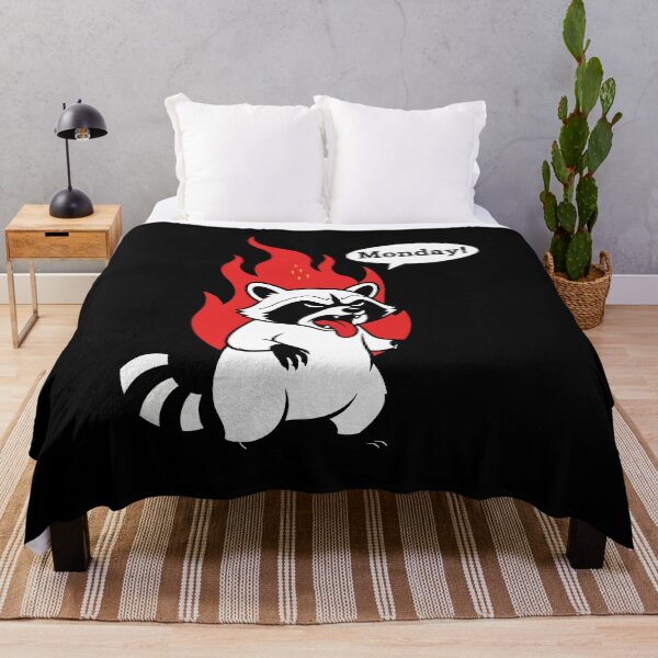 Item preview, Monday Mood Raccoon designed and sold by Ikibrai.