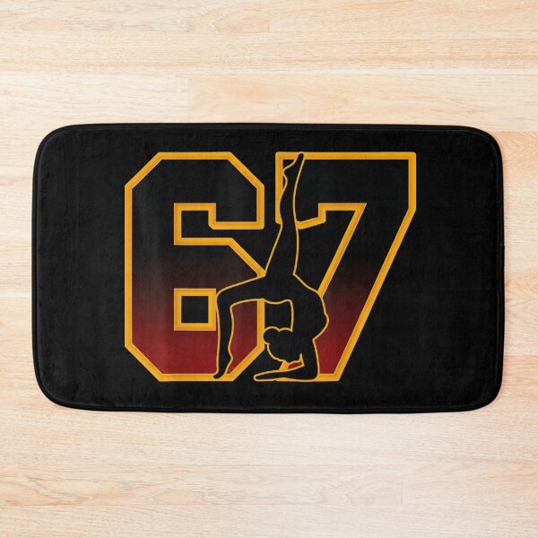 Item preview, Gymnastics 67 Six Seven Bold Silhouette T-Shirt designed and sold by LashondaGreen89.