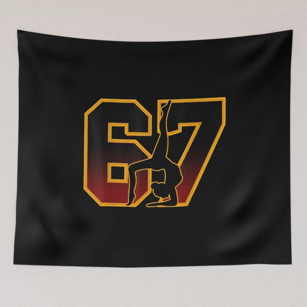 Item preview, Gymnastics 67 Six Seven Bold Silhouette T-Shirt designed and sold by LashondaGreen89.