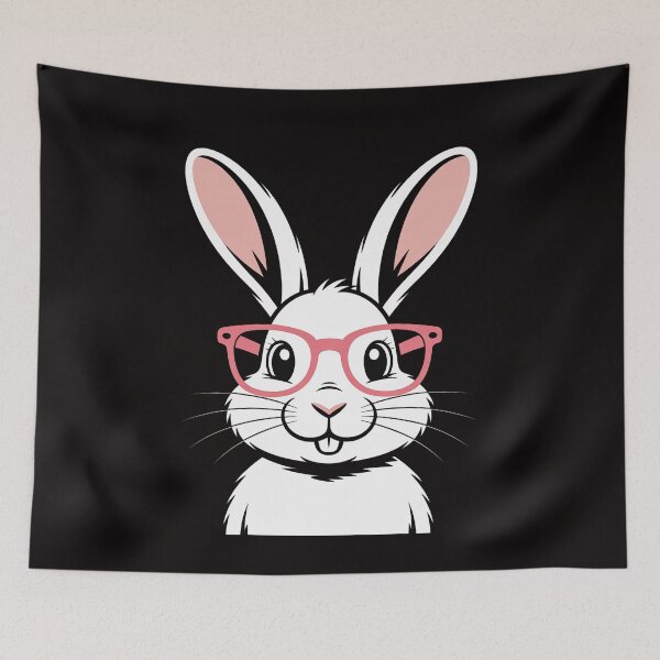 Aperçu de l'œuvre Adorable lapin rose de Pâques pour femmes et filles créée et vendue par HudsonErik.