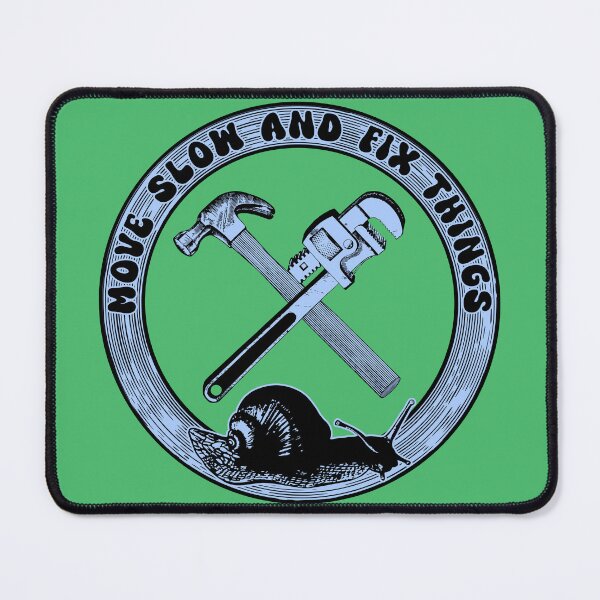 Item preview, Move Slow and Fix Things designed and sold by Rossington Designs.