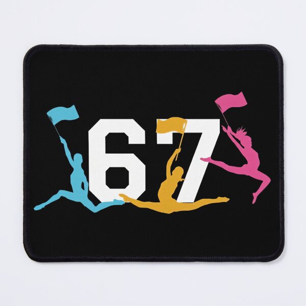Item preview, Color Guard 67 Six Seven Flag Team Silhouette Design designed and sold by LashondaGreen89.