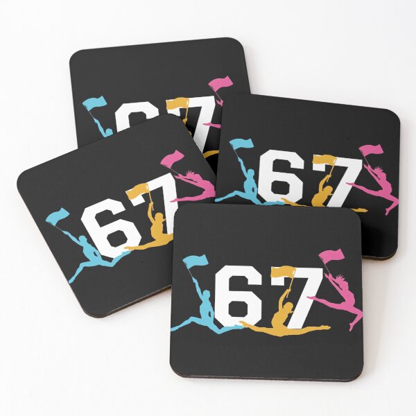 Item preview, Color Guard 67 Six Seven Flag Team Silhouette Design designed and sold by LashondaGreen89.