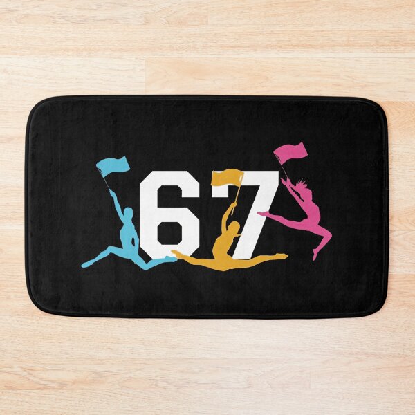 Item preview, Color Guard 67 Six Seven Flag Team Silhouette Design designed and sold by LashondaGreen89.