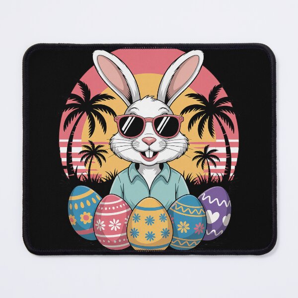 Item preview, Cute Easter Bunny Miami Look Colourful Eggs designed and sold by LindseyKris.