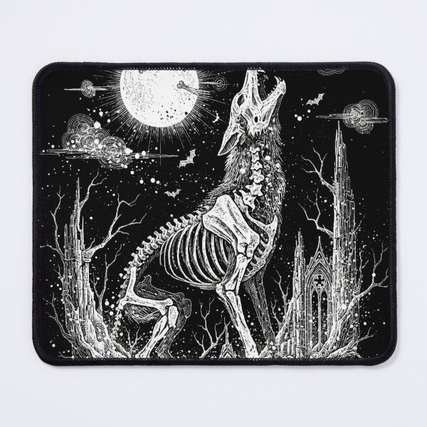 Item preview, Howling Skeleton Wolf designed and sold by Apocalyptik Designs .